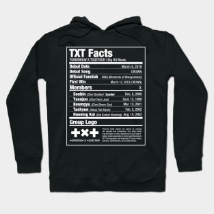 T X T Nutritional Facts Hoodie